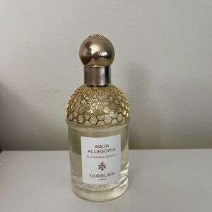 Guerlain Aqua Allegoria Mandarine Basilic Candle Holder - Gold and White